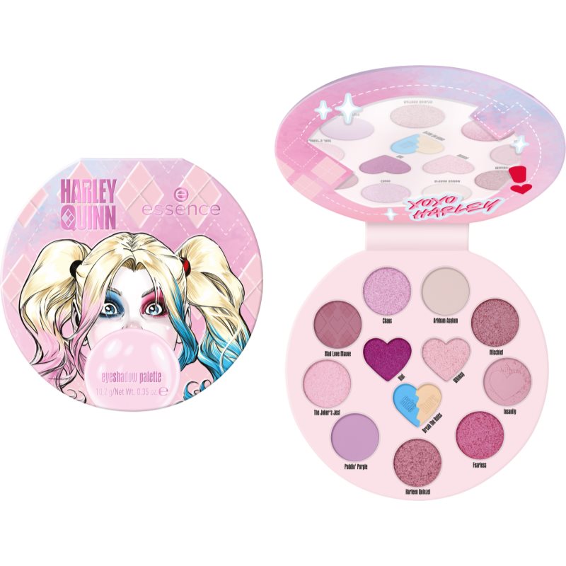 Essence Harley Quinn Palette De Fards à Paupières Teinte 10 Hey Puddin´ 10,2 G