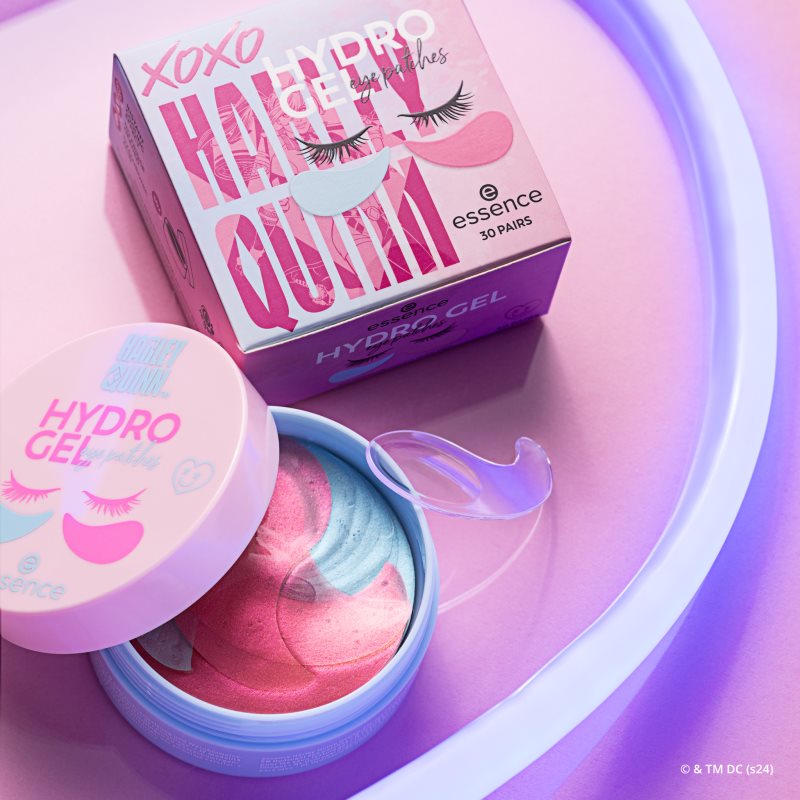 essence Harley Quinn Mascarilla para contorno de ojos con efecto frío 30x2 ud