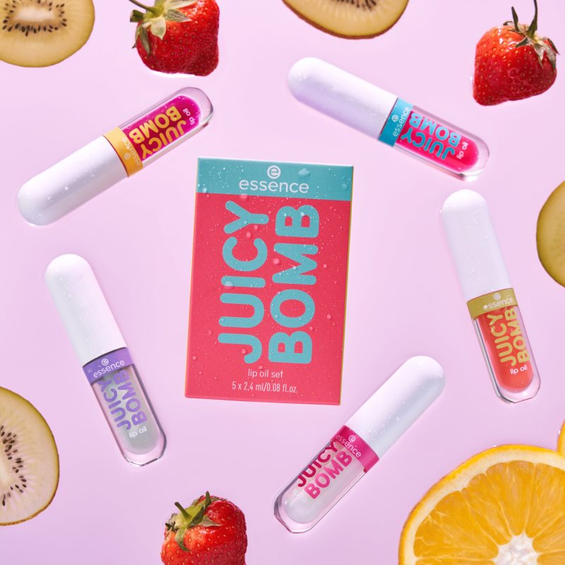 essence Juicy Bomb gift set for lips 5 pc