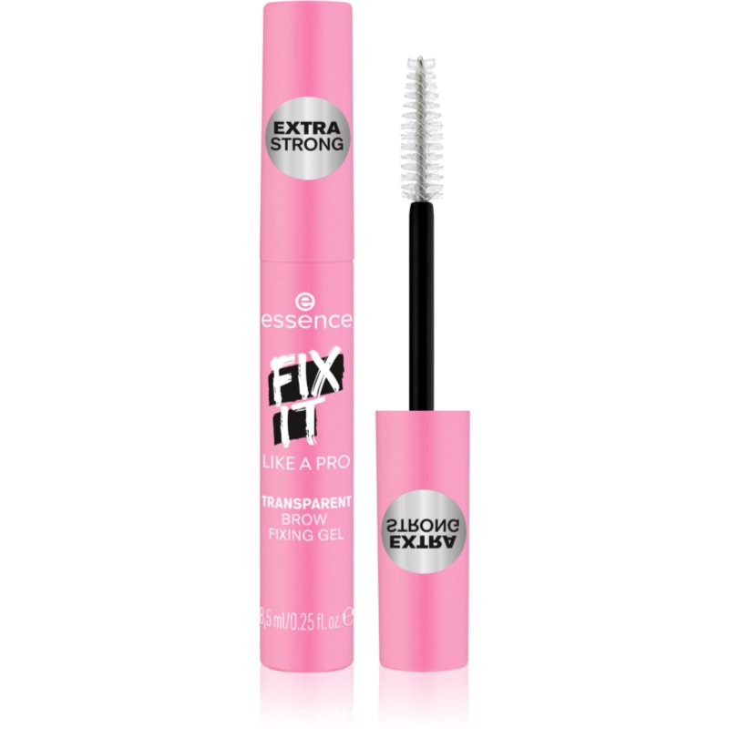 essence FIX IT LIKE A PRO átlátszó fixáló gél szemöldökre 8 ml