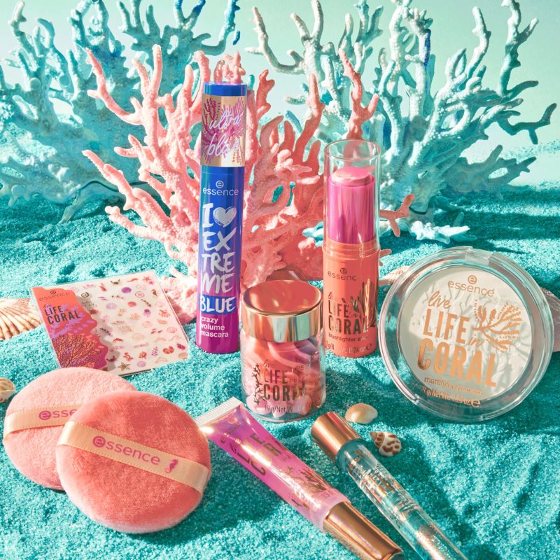 Essence LIFE In CORAL Mascara Volume Et Courbe Teinte Blue-tiful Corals! 12 Ml