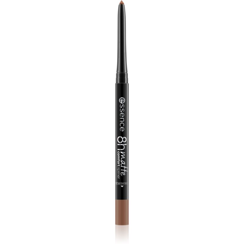 essence 8h Matte Comfort mat svinčnik za ustnice s šilčkom odtenek 10 THE Perfect Shade 0,3 g