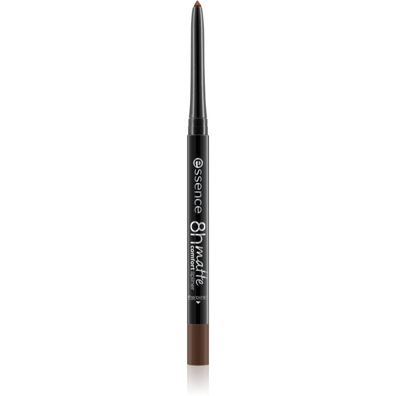 essence 8h Matte Comfort mat svinčnik za ustnice s šilčkom odtenek 11 Chestnut Perfection 0,3 g