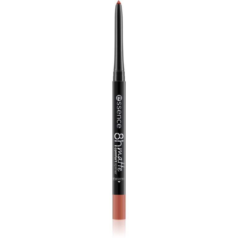 essence 8h Matte Comfort Mattierender Konturenstift für die Lippen mit einem Anspitzer Farbton 12 Cushion Talk 0,3 g