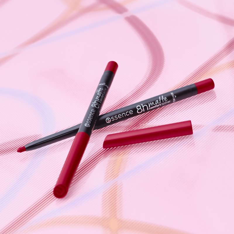 essence 8h Matte Comfort matná tužka na rty s ořezávátkem odstín 13 Never Too Much 0,3 g (obrázek 4)