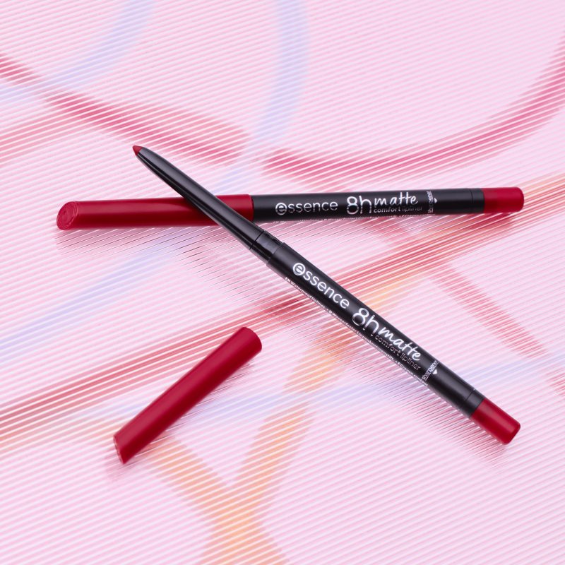 essence 8h Matte Comfort matná tužka na rty s ořezávátkem odstín 18 Cherry On Top 0,3 g (obrázek 6)
