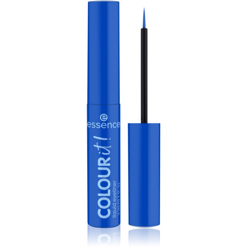 essence COLOUR it! tekoče črtalo za oči odtenek 01 Royal Blue 3 ml