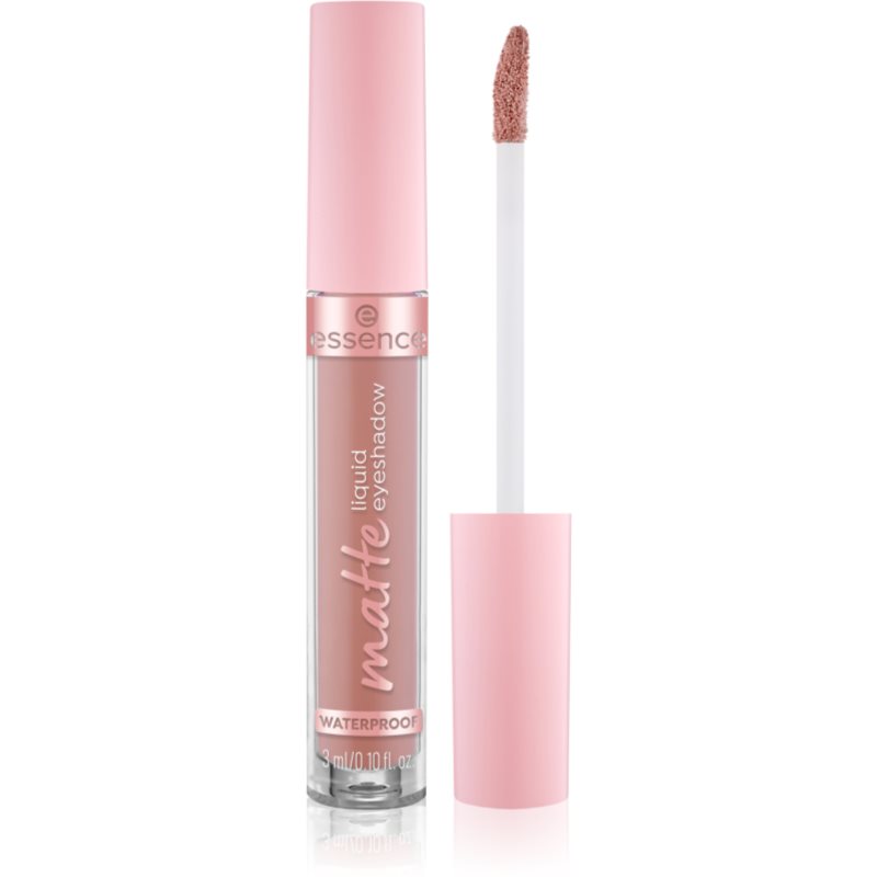 essence Matte tekuté oční stíny odstín 01 Bare Bliss 3 ml