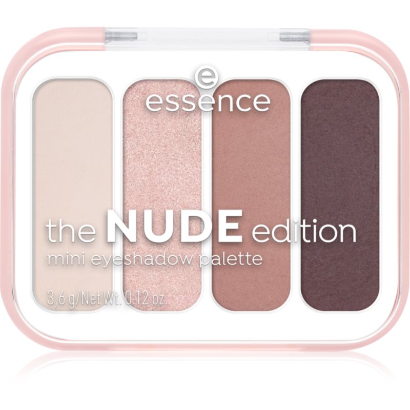 essence The Nude Edition paletka očných tieňov mini 3.6 g