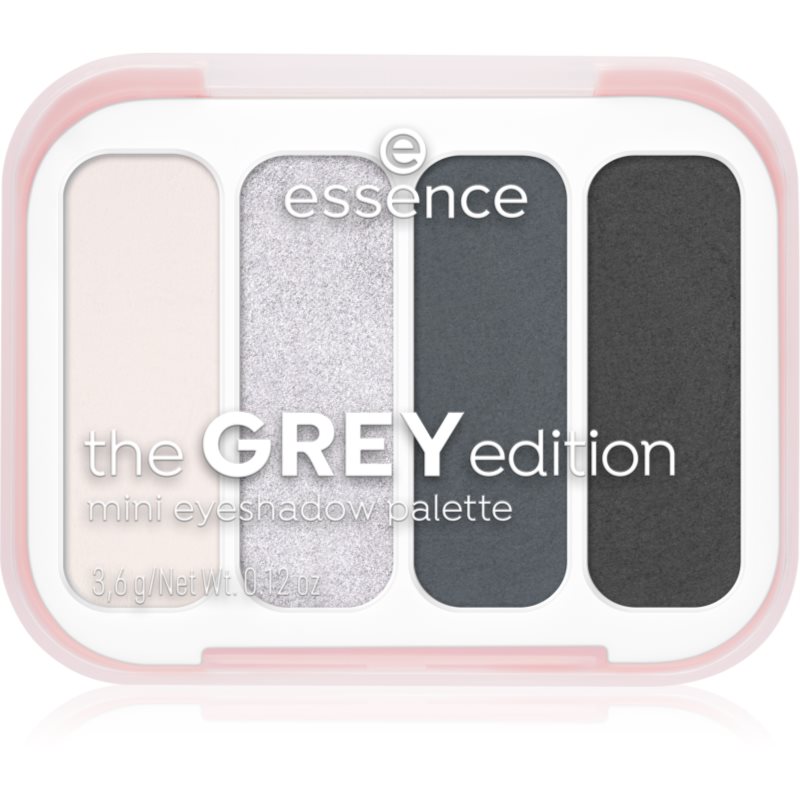essence The Grey Edition paletka očných tieňov mini 3.6 g