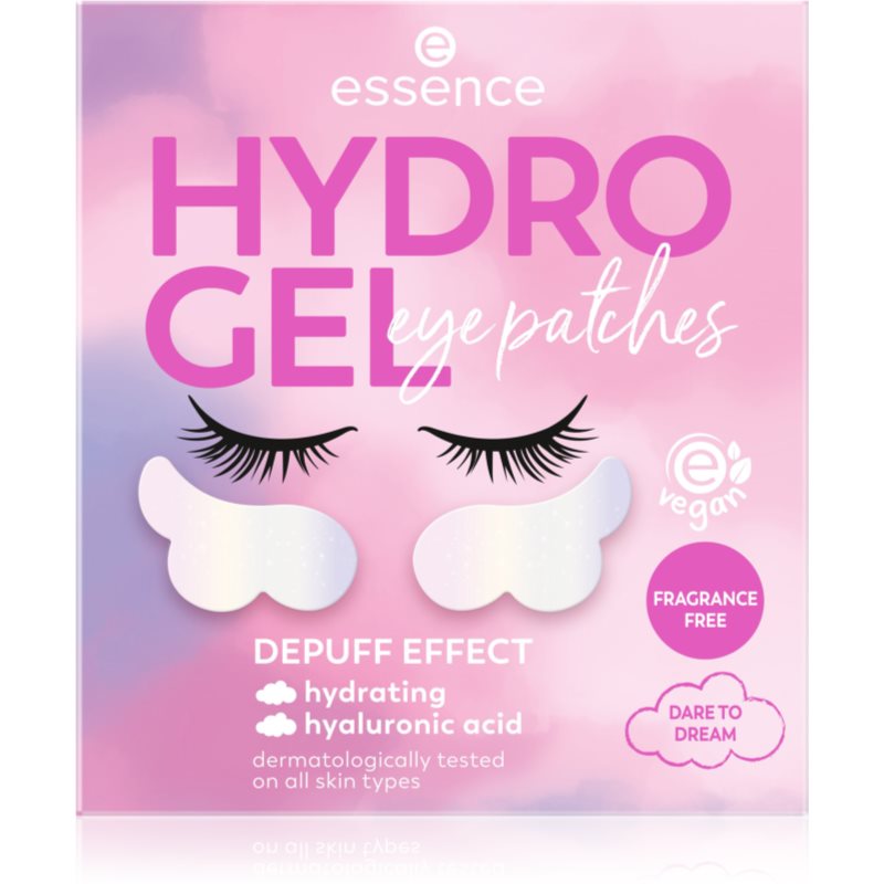 essence HYDRO GEL гідрогелева маска для шкіри навколо очей Dare To Dream 2 кс