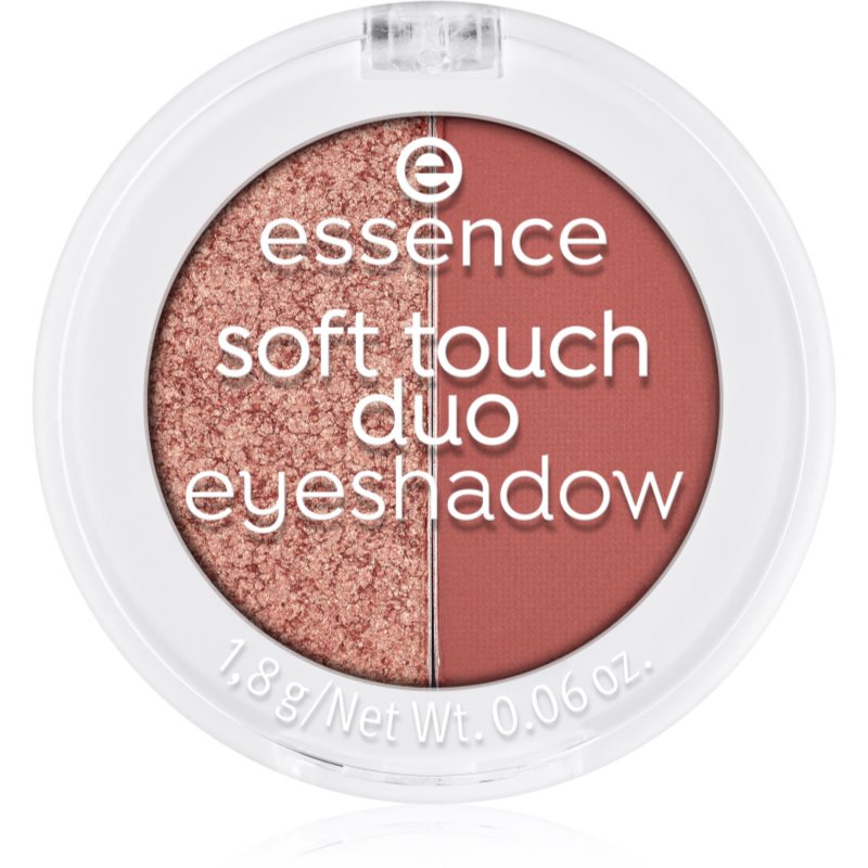 essence Soft Touch Duo sjenilo za oči nijansa 01 Bronze Beauty 1 g