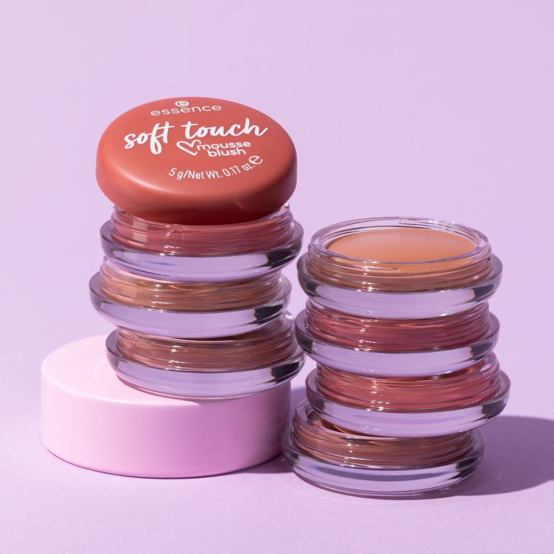 essence Soft Touch krémová tvářenka odstín 30 Coral Crush 5 g (obrázek 5)