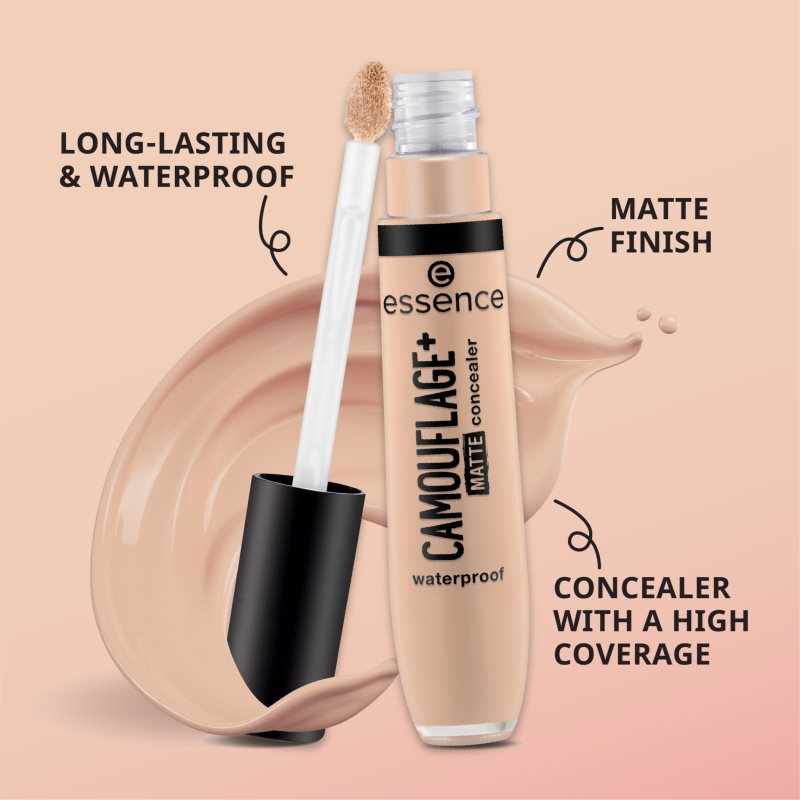 essence CAMOUFLAGE+ MATTE tekutý korektor s matným efektem odstín 90 8 ml (obrázek 4)