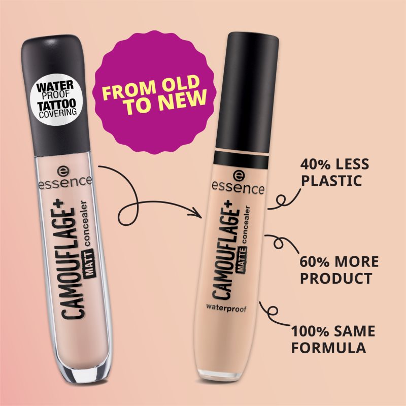 essence CAMOUFLAGE+ MATTE tekutý korektor s matným efektem odstín 80 8 ml (obrázek 3)