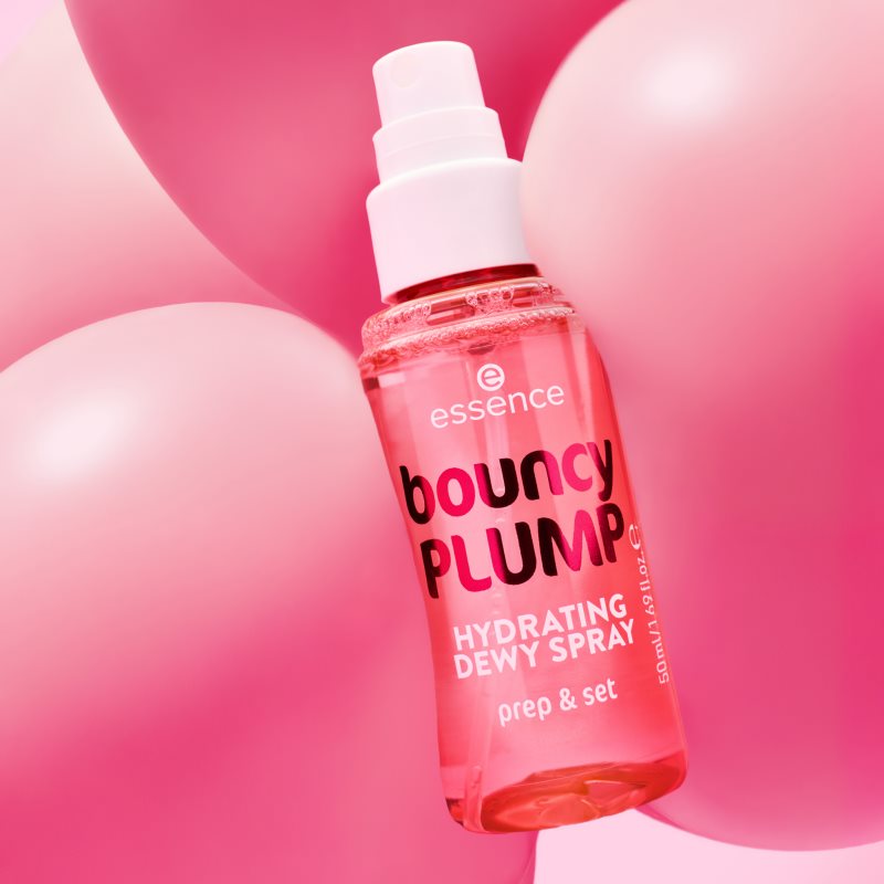 essence bouncy PLUMP fixační sprej na make-up s hydratačním účinkem 50 ml (obrázek 5)