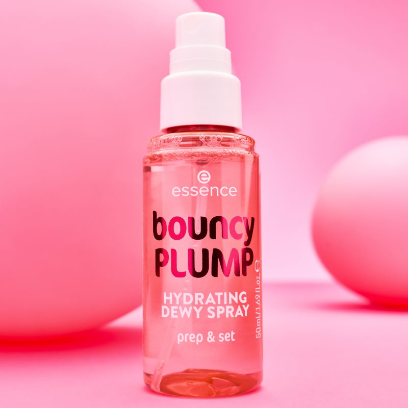 essence bouncy PLUMP fixační sprej na make-up s hydratačním účinkem 50 ml (obrázek 6)