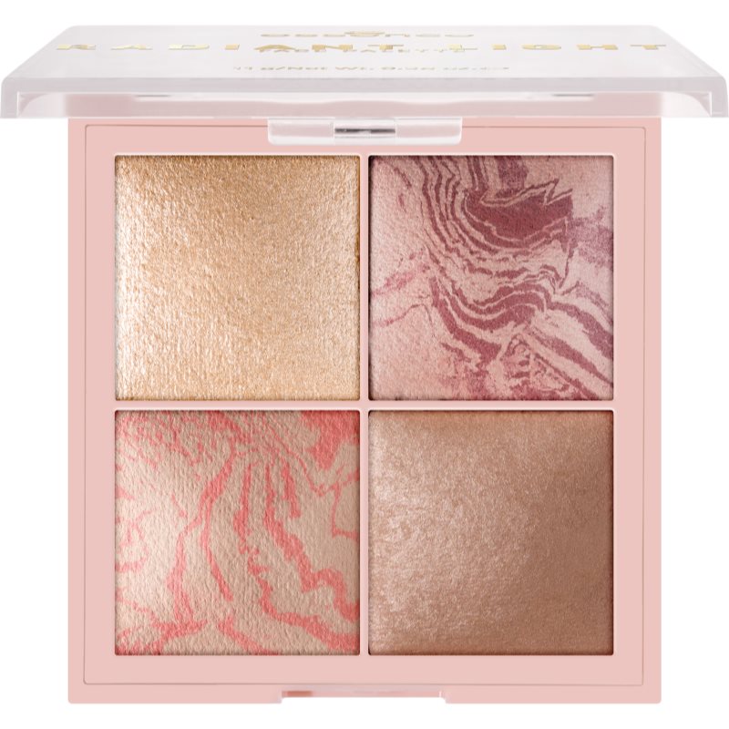  Essence Radiant Light Highlighter And Blusher Palette Shade Glow Icon 11 G 