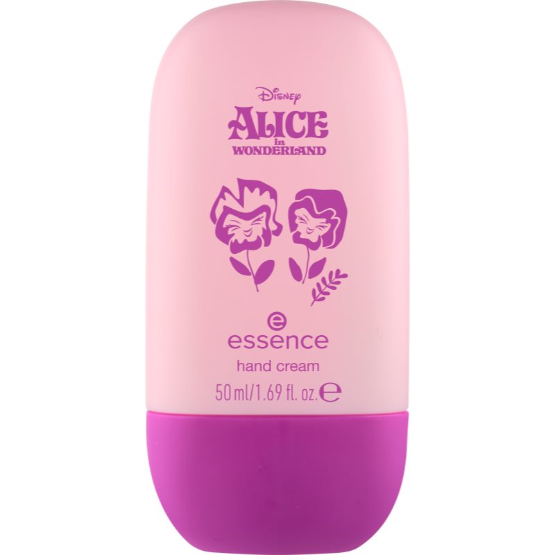 essence Disney Alice in Wonderland pečující krém na ruce 01 Bloom where you Planted! 50 ml