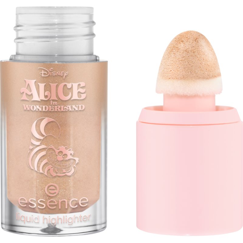 essence Disney Alice in Wonderland tekutý rozjasňovač odtieň 01 - Grin & Glow 4 ml