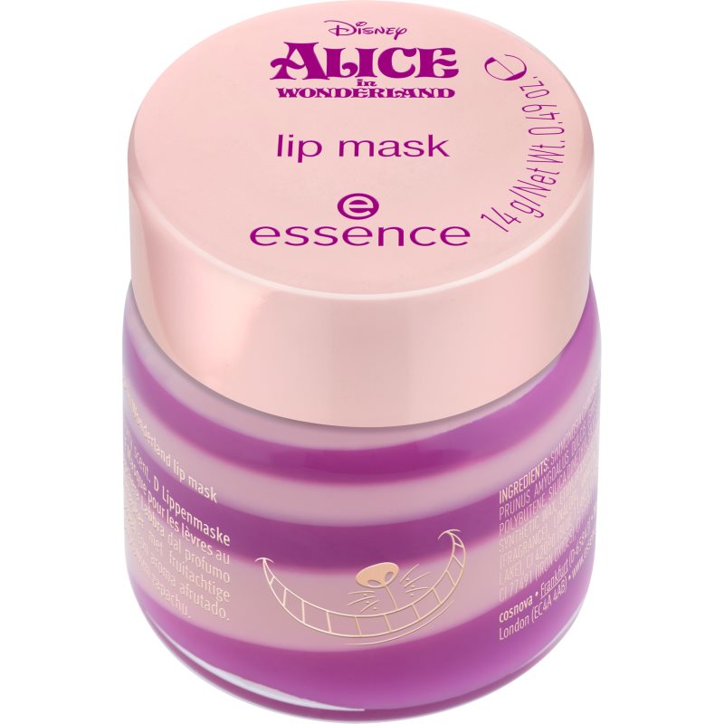 essence Disney Alice in Wonderland Maske mit ernährender Wirkung für Lippen Farbton 01 Swirlin' Around 14 g
