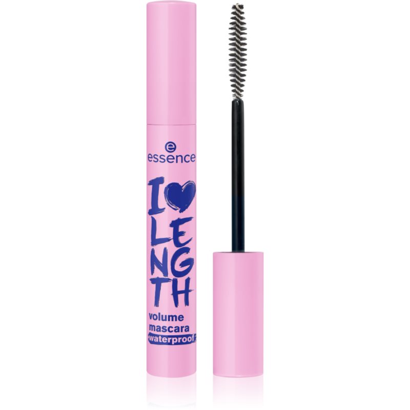 essence I LOVE LENGTH vodoodporna maskara za volumen odtenek 01 Ultra Black 9 ml