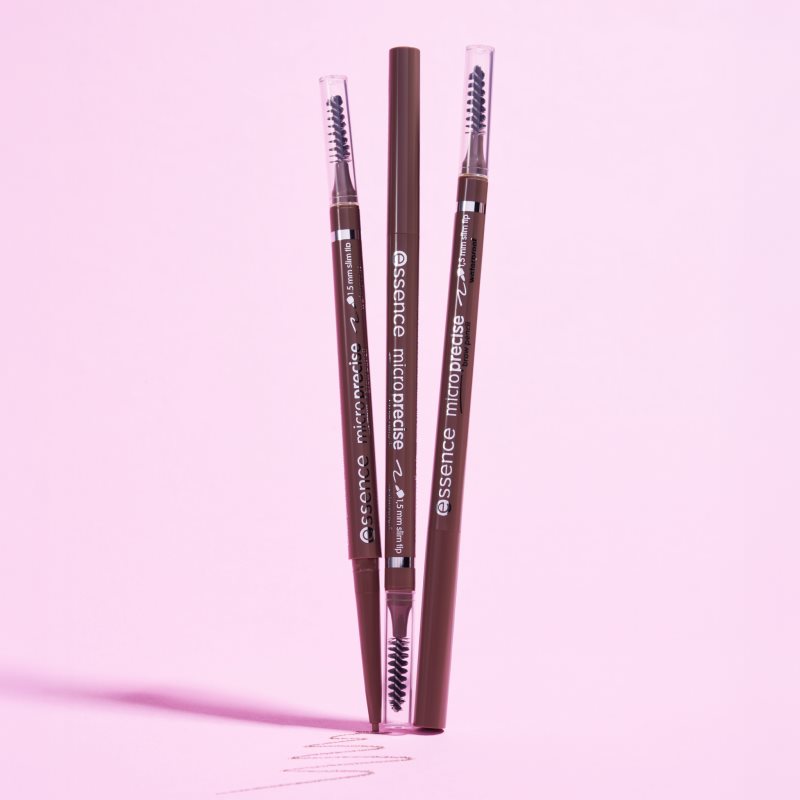 essence Micro Precise voděodolná tužka na obočí s kartáčkem odstín 01 Cool Blonde 0.05 g (obrázek 6)