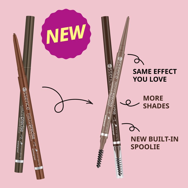 essence Micro Precise precizní tužka na obočí odstín 03 Light Brown 0.05 g (obrázek 4)