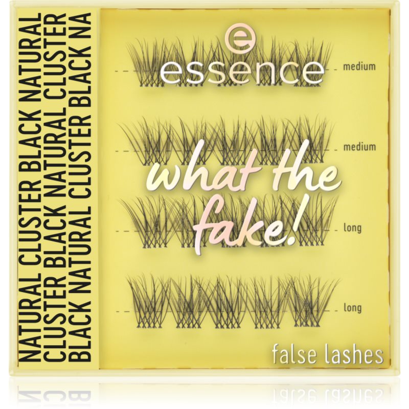 essence WHAT THE FAKE! künstliche Wimpern 06 Natural Cluster Block 1 St.