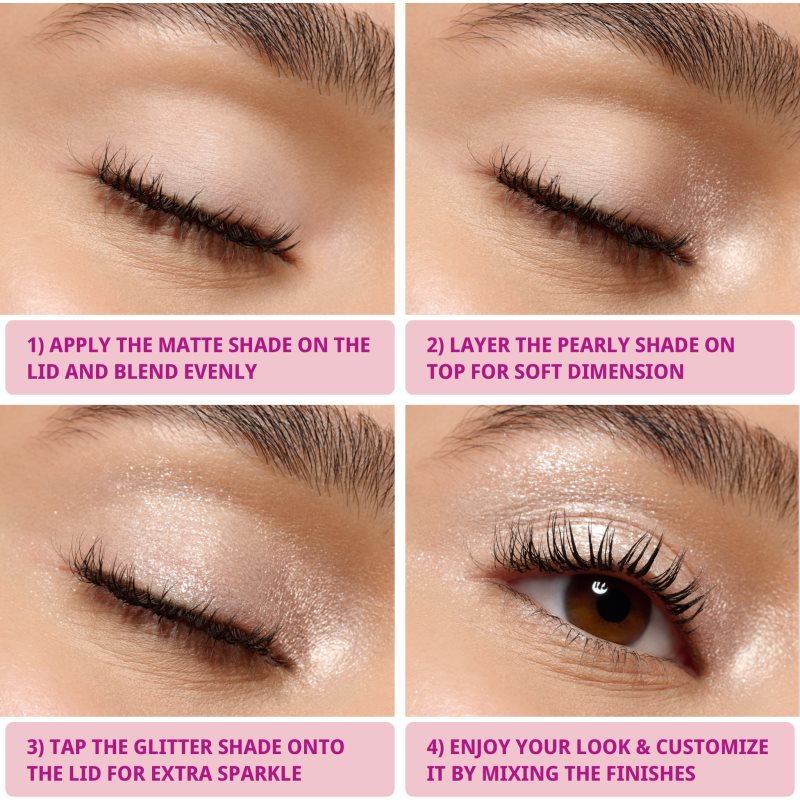 essence mono pearly třpytivé oční stíny odstín 2 g (obrázek 5)