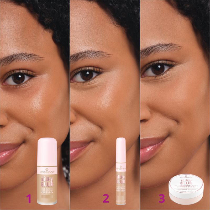essence silky BLUR přirozeně krycí hydratační make-up pro matný vzhled odstín 175 30 ml (obrázek 5)