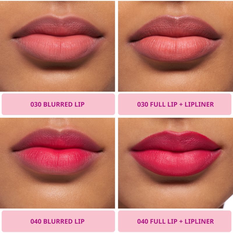 essence Blur Soufflé matná tekutá rtěnka odstín 03 Hot Offline 3.6 ml (obrázek 6)