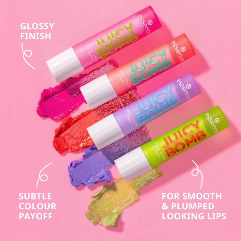 essence Juicy Bomb balzám na rty odstín 07 Caramelt My Heart 2 g (obrázek 5)