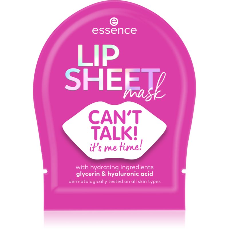 essence LIP SHEET Zellschicht-Maske für Lippen 01 CAN`T TALK! 1 St.