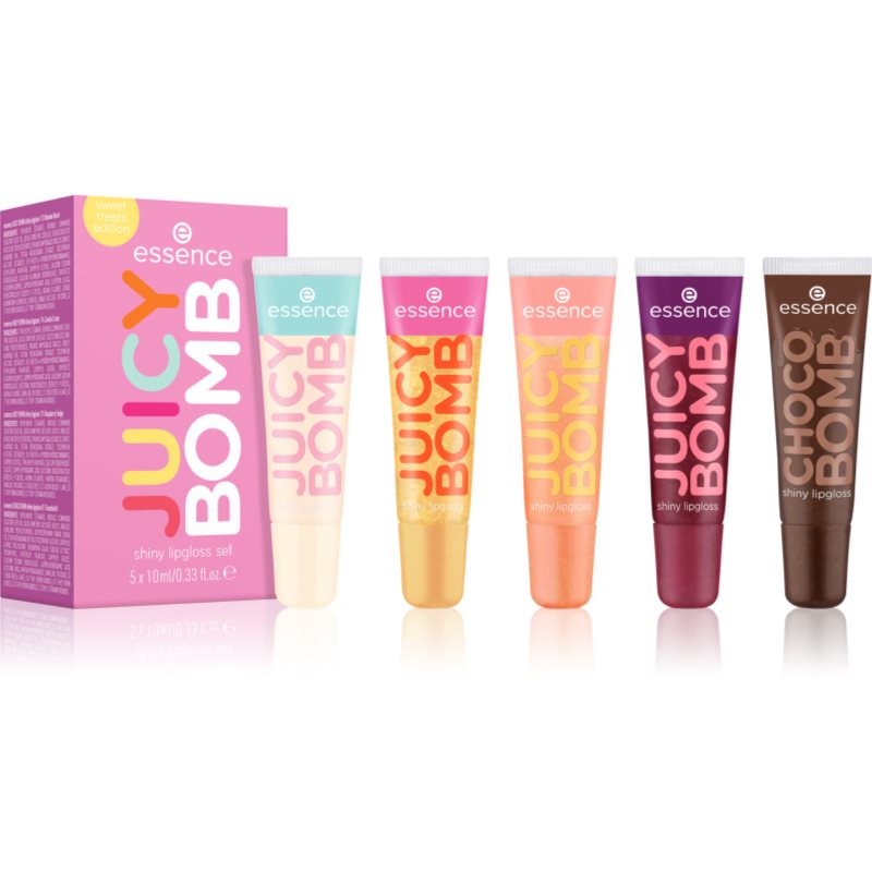 essence Juicy Bomb darčeková sada na pery 04 Sugar Coated
