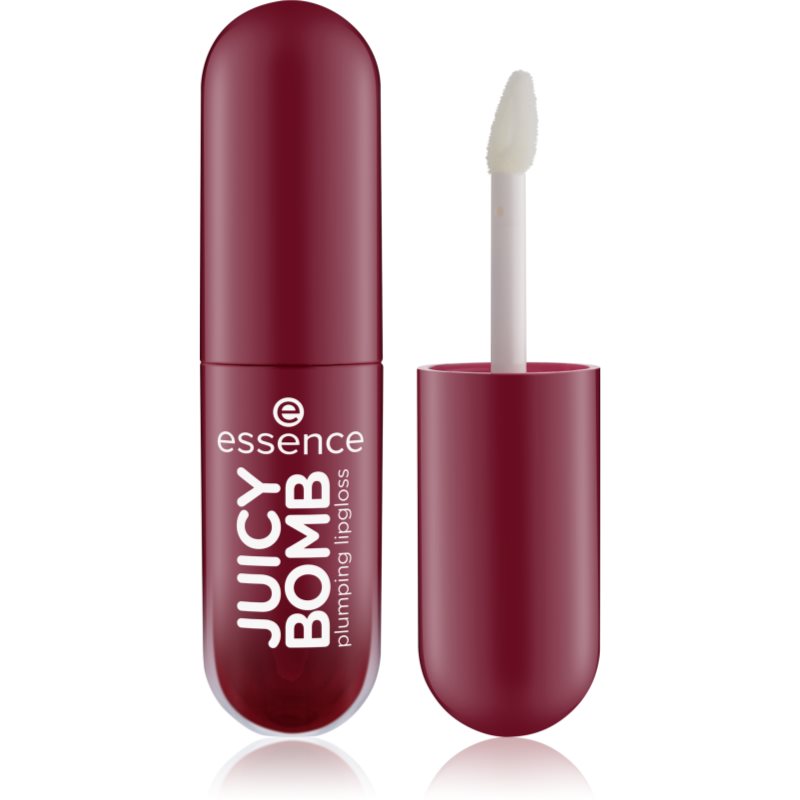 essence Juicy Bomb lesk na pery so zväčšujúcim efektom odtieň 02 Sour Cherry 2.6 ml