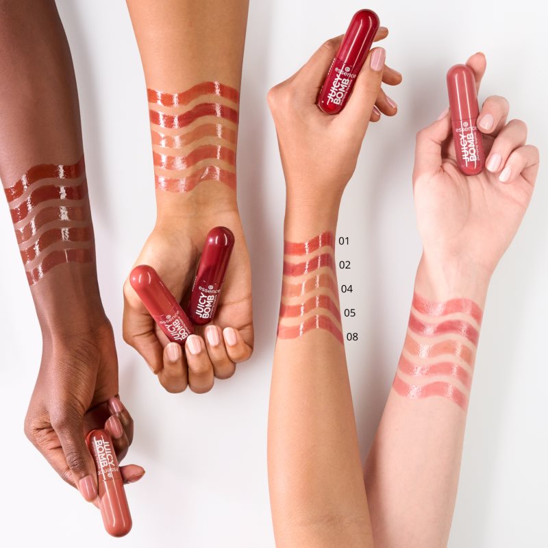 essence Juicy Bomb lesk na rty se zvětšujícím efektem odstín 02 Sour Cherry 2.6 ml (obrázek 3)