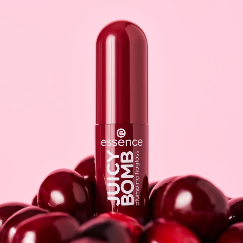 essence Juicy Bomb lesk na rty se zvětšujícím efektem odstín 02 Sour Cherry 2.6 ml (obrázek 11)