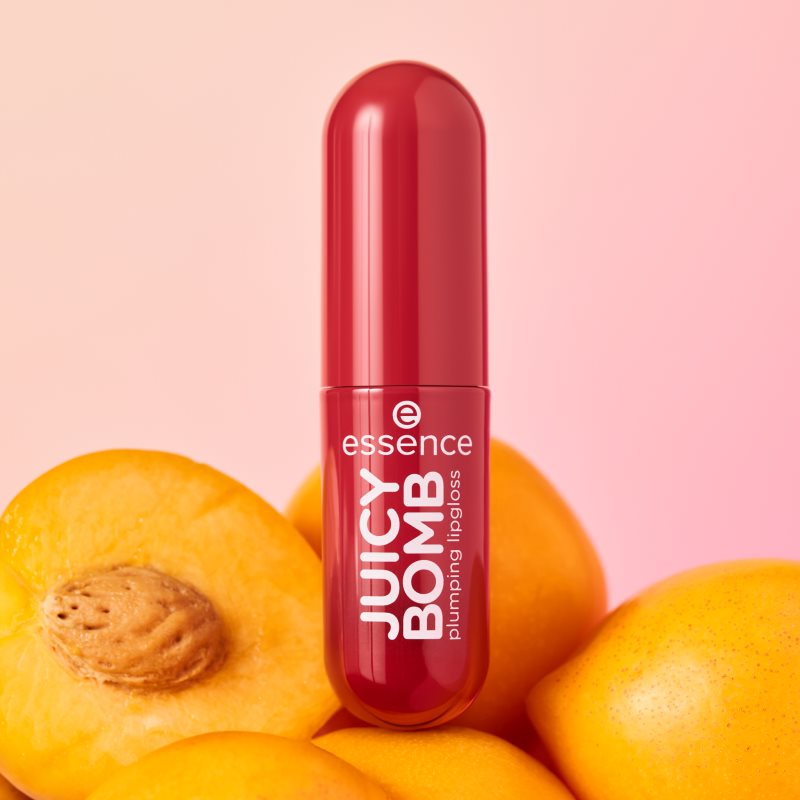 essence Juicy Bomb lesk na rty se zvětšujícím efektem odstín 05 Soft Apricot 2.6 ml (obrázek 11)