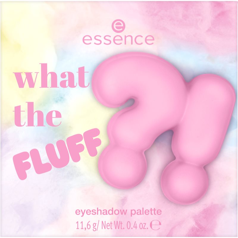 essence WHAT THE FLUFF?! paletka očních stínů odstín 01 Cotton Candy Skies 11.6 g (obrázek 3)