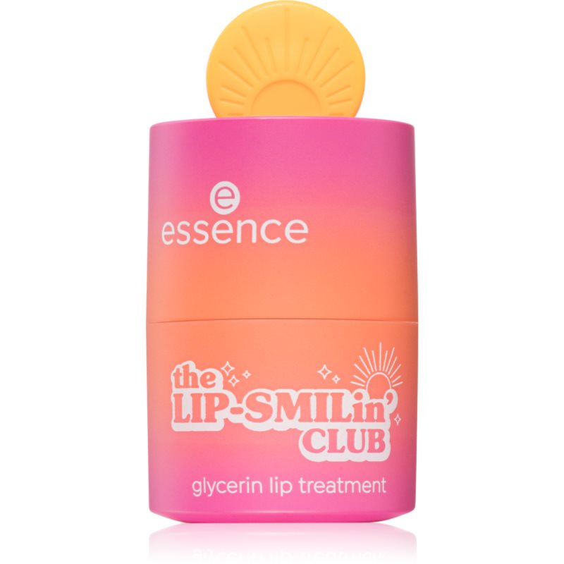essence the LIP-SMILIN' CLUB balsamo labbra con glicerina colore 01 Sunshine Mood: On! 12 g