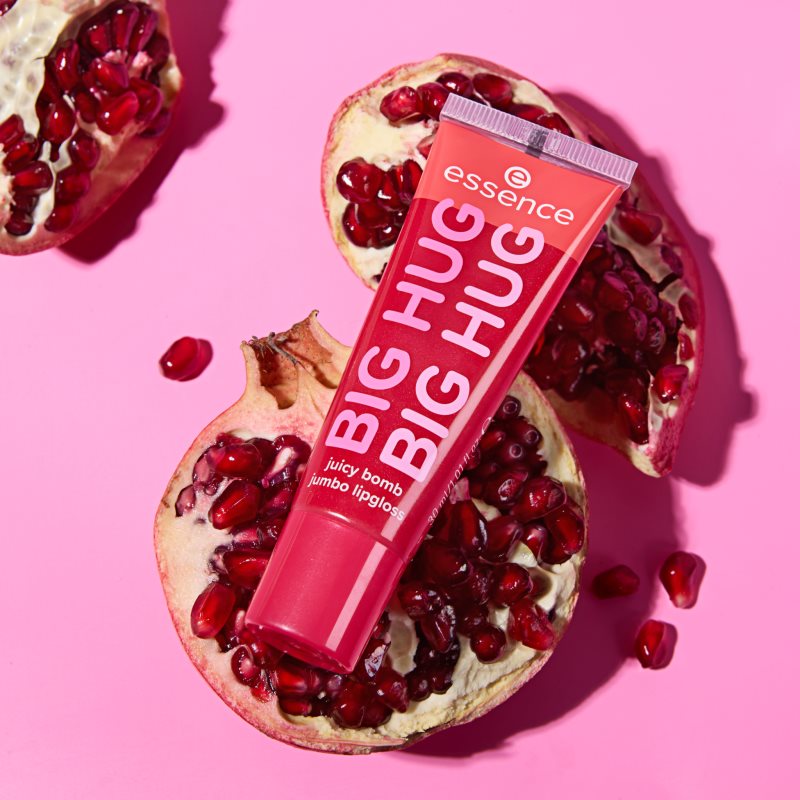 essence Say It With Juicy Big Hug lesk na pery odtieň 01 Poppin' Pomegranate 30 ml (obrázok 4)