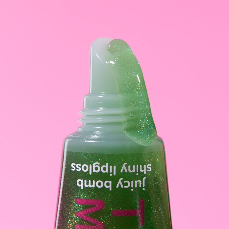 essence Say It With Juicy Thanks My Dear trblietavý lesk na pery odtieň 03 Glowy Gummy 10 ml (obrázok 4)