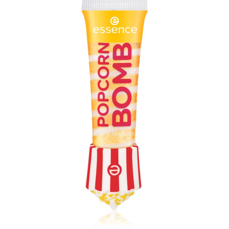 essence Popcorn Bomb błyszczyk do ust z brokatem odcień 01 Sweet Or Salty 10 ml