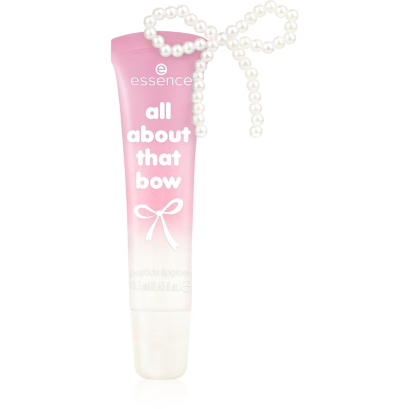 essence All About That Bow lesk na pery s peptidmi odtieň 01 Kiss 'n Bow 13.5 ml
