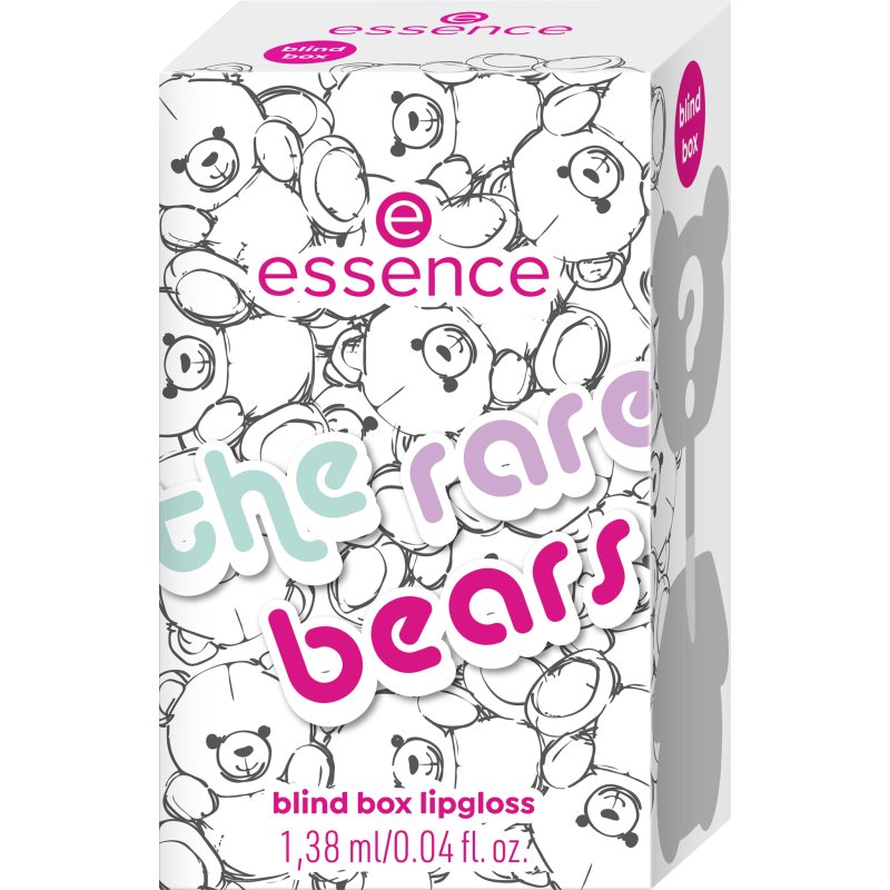 essence the rare bears blind box lipgloss блясък за устни с блестящи частици 1.38 мл.