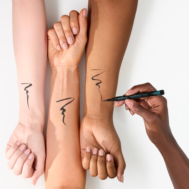 essence Eyeliner Pen Precízna vodeodolná linka pre dlhotrvajúci efekt 1.2 ml (obrázok 3)