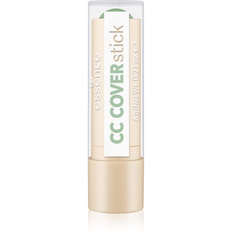 essence CC COVERstick krémový korektor v tyčinke odtieň 10 Green 6 g