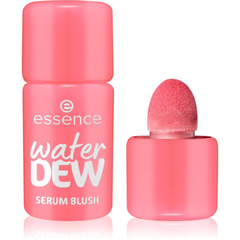 essence essence water DEW SERUM BLUSH blush liquide à effet éclaircissant teinte 20 Juicy Melon 3.5 ml