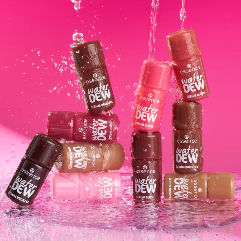 essence water DEW SERUM BRONZER flüssiger Bronzer mit aufhellender Wirkung Farbton 30 Spritz Glow 3.5 ml (Bild 9)